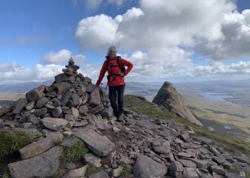 Irene reaches Suilven's summit after a 50 year wait